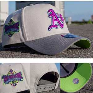 Casquette de sport décontractée, visière contrastée, broderie 3D, casquette de baseball ajustable à fermeture <span class=keywords><strong>snapback</strong></span> - Product Image 3