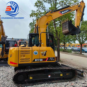 Mejor Precio, Excavadora Usada Sany SY75C, Marca China Original, Excavadora de Segunda Mano Sany SY75 SY75C en Venta - Product Image 1