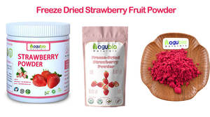 AOGUBIO Suministro de polvo de fruta soluble natural Polvo de fresa orgánico Aditivo alimenticio Polvo de jugo de fresa seco en aerosol - Product Image 5
