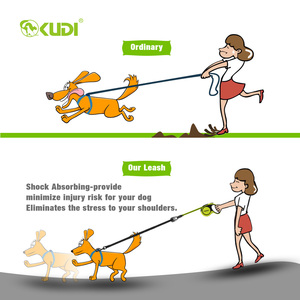 <span class=keywords><strong>Correa</strong></span> Retráctil de Nailon Reflectante para Perros, Personalizada, Extra Fuerte y <span class=keywords><strong>Extensible</strong></span> con Amortiguador Elástico Bungee, para Pasear Razas Grandes, Medianas y Pequeñas - Product Image 3