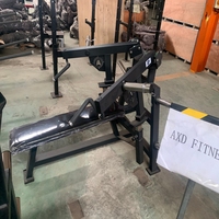 Équipement de musculation professionnel en acier pour presse pectorale, banc plat de musculation, machine de musculation VM-B172