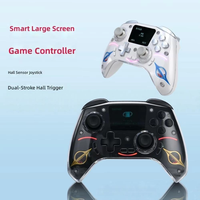 Manette de jeu multifonctionnelle à commande intelligente, design antichoc avec vibration pour jeux sur grand écran PC et Android