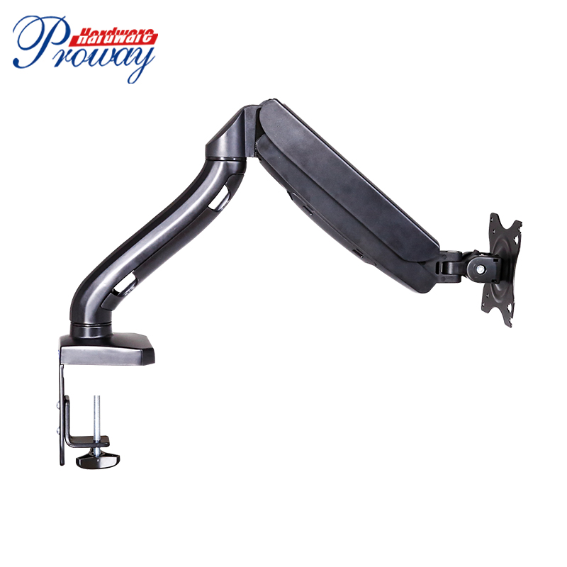 Регулируемая по высоте подставка для ПК с шарнирным рычагом монитор с одним ЖК-дисплеем USB металлическая настольная подставка для монитора