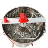 Équipement apicole 4 cadres centrifugeuse à miel manuelle extracteur de miel en acier inoxydable