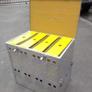 กรงนกพิราบสแตนเลสที่ได้รับการรับรองจากสา<span class=keywords><strong>ยก</strong></span>ารบินเพื่อการเดินทางที่ปลอดภัยและมีการระบายอากาศ - Product Image 2