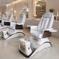 Fauteuil de spa pour les pieds sans tuyauterie, de luxe moderne et professionnel, pour manucure, pédicure et massage, destiné aux salons de beauté