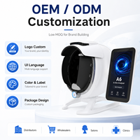 Analizador de Piel A6 con IA, 8 Imágenes Espectrales, 36MP, Máquina de Análisis Facial con 23 Funciones de Detección para Salón, Spa, Clínica, OEM, ODM