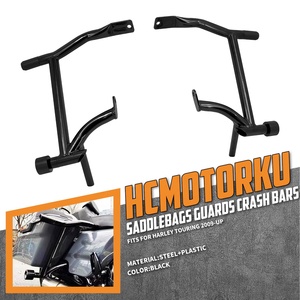 Barres de protection de <span class=keywords><strong>sacoche</strong></span> de moto <span class=keywords><strong>pour</strong></span> Harley Touring Street Glide Electra Glide Road King 2009-2024-Rails gauche et droit - Product Image 2