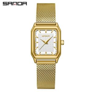 นาฬิกาข้อมือผู้หญิง Sanda 1121 ราคาขายส่ง คุณภาพสูง แฟชั่นหรูหรา นาฬิกาควอตซ์สำหรับสาวๆ ผู้หญิง  รุ่น Reloj - Product Image 2