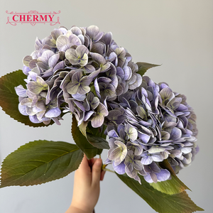 <span class=keywords><strong>ดอก</strong></span>ไฮเดรนเยียสีม่วงเขียว DC178 ดาเหลียน เชอร์มี่ พรีเมียม เรียลทัช ลาเท็กซ์ <span class=keywords><strong>ดอก</strong></span>ไม้ประดิษฐ์สำหรับตกแต่งโต๊ะงานแต่งงาน - Product Image 5