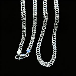 <span class=keywords><strong>Cadena</strong></span> de eslabones cubanos de <span class=keywords><strong>plata</strong></span> de ley 925 al por mayor para <span class=keywords><strong>hombre</strong></span>, con textura de corte de diamante, pulida, joyería S925 a granel - Product Image 4