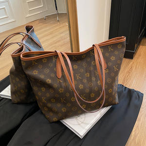 Bolsa de mano personalizada con logo, de gran capacidad, nueva, informal, multiusos, para mujer, impresa, para viaje. - Product Image 2