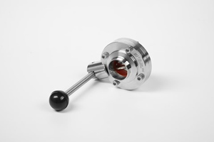Vanne papillon sanitaire pneumatique en acier inoxydable 304/316L, à amortissement, connexion filetée, pour le contrôle du pétrole et du gaz, marque <span class=keywords><strong>KEJ</strong></span> - Product Image 6