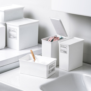 Dg <b>Container</b> Storage Box Rectangle With Lid Stackable For <b>Laundry</b> Detergent <b>Powder</b> Pods Organizer Dustproof - Product Image 1