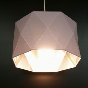 Rosa forma octogonal de techo/lámpara de mesa de luz interior de PET de plata para la sala dormitorio habitación de <span class=keywords><strong>las</strong></span> niñas - Product Image 5