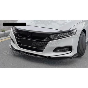 For Honda 10th Gen Accord 18-21 Car Front Bumper <b>Lip</b> Carbon Look Car Accessories for Honda Accord 18-21 Car Accessories - Product Image 5