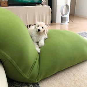 Minimalist Modern Home Hotel Lightweight Single <strong>Blue</strong> <strong>Sofa</strong> <strong>Bed</strong> Bean Bag Cotton Spandex Black Friday Christmas - Product Image 2