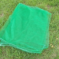 Op maat gemaakte mesh tas voor het beschermen van dadels, groene of witte palmboom mesh tas met zwarte trekkoord