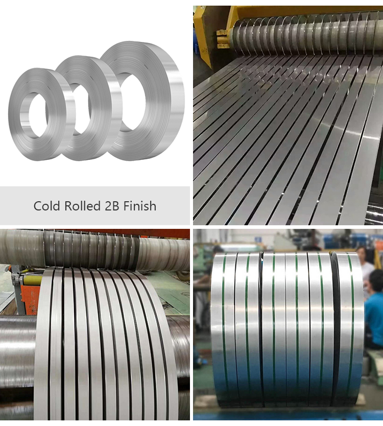 Cold Rolled Stainless Steel Strip Aisi 201 304 316l 410 421 430 SS Coil 0.1mm 0.2mm 2mm Thick