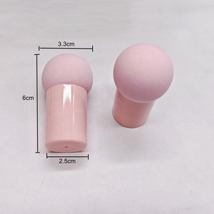 Éponge de maquillage douce applicateurs de bouffées de poudre de maquillage tête de champignon éponges cosmétiques pour mélanger fond de teint correcteur - Product Image 2