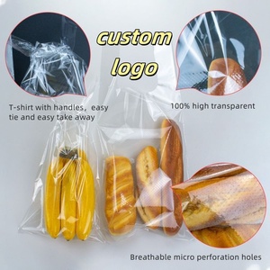 Precio de fábrica personalizado LDPE CPP PP Wicket bolsa de embalaje de pan para pan cocina paquete de alimentos bolsas de plástico al por mayor plástico colgante - Product Image 3