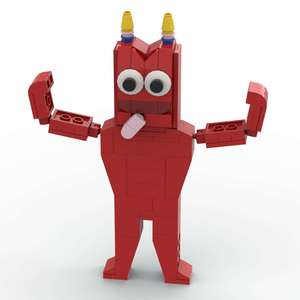 Juego de bloques de construcción personalizado para niños, juguete de bloques de construcción de jardín para Navidad, dorado, 2023 - Product Image 2