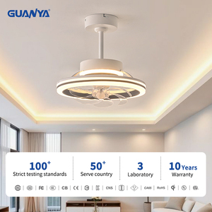 Ventilateur de plafond LED intelligent moderne avec télécommande, variateur d'intensité, OEM / Fabrication d'origine (OEM) - Product Image 2
