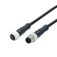 Conector Circular Impermeable Hembra M5 M12 M8 para PCB con Conector de Sensor Din Métrico de 3 Pines y 2 Pines, Conectores Métricos M8