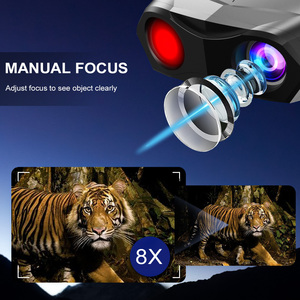 Binoculares Z525P 8X Zoom visión nocturna 4K diseño Ultra impermeable binoculares de visión nocturna de largo alcance cámara de alcance para pesca - Product Image 5