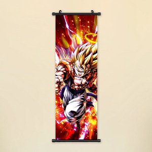 Affiche murale en tissu 70*25cm, 3000 motifs, Anime japonais <span class=keywords><strong>Dragon</strong></span> <span class=keywords><strong>Ball</strong></span> Goku Vegeta, Peintures, Poster mural déroulable - Product Image 4