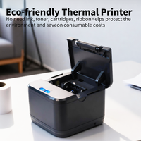 Mini imprimante thermique sans encre de 2 pouces SR5808, imprimante de codes-barres et QR de 58 mm, interface USB/sans fil, en stock