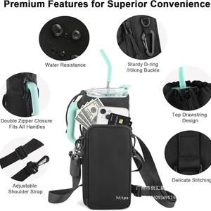 Bolsa Magnética Deportiva para Botella de Agua, Portátil, Cruzada, para Gimnasio, Viajes, Uso en el Gimnasio, Venta Caliente - Product Image 3