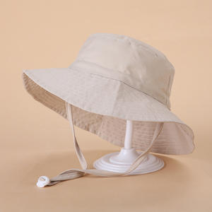 <span class=keywords><strong>หมวก</strong></span>ทรงบัคเก็ตสำหรับเด็กผ้าฝ้ายลายกราฟิกใส่ได้ทุกเพศฤดูร้อน1ชิ้น - Product Image 5