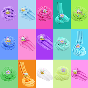 Ensemble de 24 slime au beurre, doux et non collant, parfum bonbon, fluffy pie, anti-stress, jouet pour enfants, cadeau d'anniversaire pour garçon et fille - Product Image 3