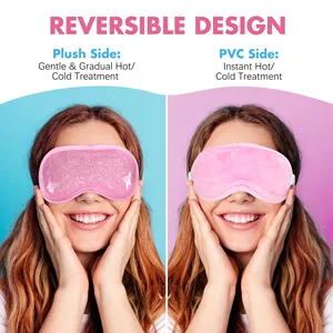 Lot de 2 masques oculaires rafraîchissants, masques oculaires en gel froid et chaud pour les yeux secs, les yeux gonflés - Product Image 4