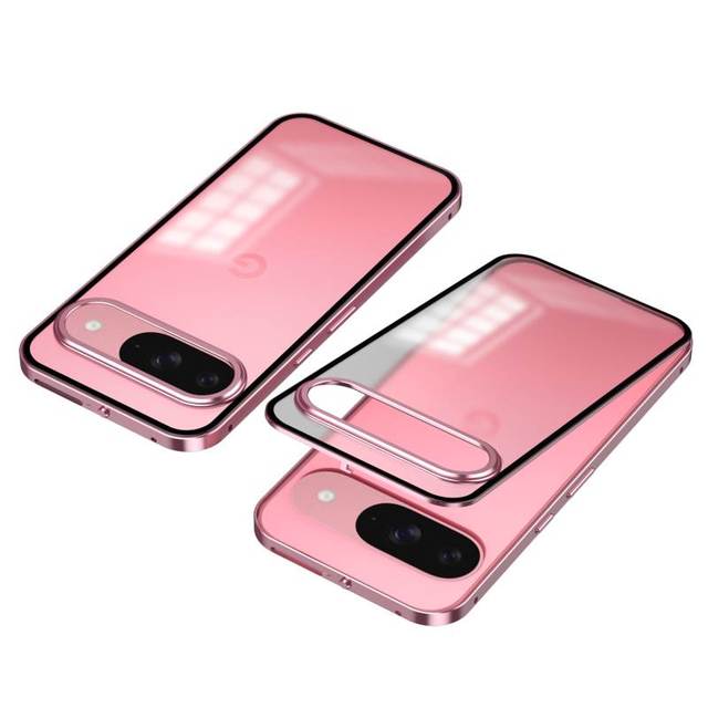 High Quality Luxury Electroplated Metal Elastic Buckle Magnetic Shockproof Business Design Phone Covers Google Pixel 9 Pro