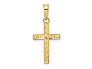 Colgante de Cruz de Plata 925 con Diamantes, Joyería Italiana de Cruz, Diseño Personalizado - Product Image 4