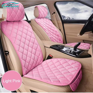 Wholesale Three-Piece Winter Sports Design Plush Car <strong>Seat</strong> <strong>Cover</strong> Set Soft Single Piece Rear Waist <strong>Cover</strong> &amp; Warm Front <strong>Seat</strong> <strong>Cover</strong> - Product Image 1