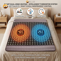 Matelas chauffant thérapeutique Jiwan Lejia Korea Spa en tourmaline pour soulager et favoriser la récupération des douleurs corporelles.