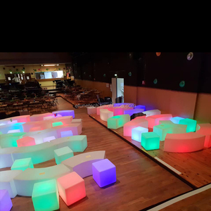 <strong>Portable</strong> <strong>Cube</strong> Table <strong>Seat</strong> Outdoor Garden Patio Furniture <strong>Led</strong> <strong>Cube</strong> Chair Multi Function Illuminated <strong>Light</strong> up White Plastic <strong>Cube</strong> - Product Image 5