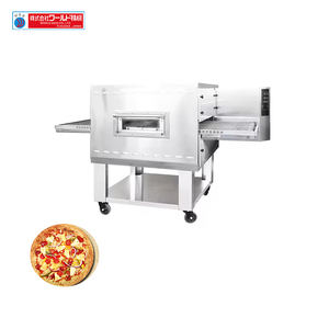 Comercial Industrial eléctrico 8 12 16 18 pulgadas <span class=keywords><strong>Pizza</strong></span> galletas horno precio transportador para restaurante hornear panadería hornos máquina - Product Image 4