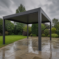 Pergola bioclimatique Jiake avec toit à lames motorisées en aluminium pour jardin, patio, villa, CE SGS OEM, vente en gros, usine