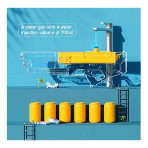 2022 Custom <b>Small</b> Adult Gun Water Summer Toys High Pressure Automatically Most Powerful Plastic Water Gun - Product Image 6