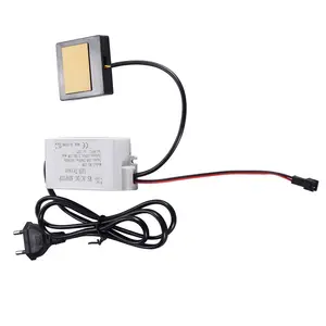 Interruptor de luz led con sensor táctil para baño, regulador de intensidad sensible al espejo inteligente con fuente de alimentación, 12V