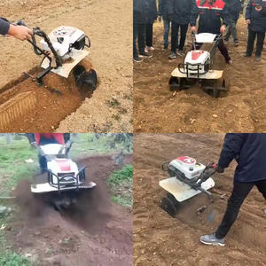 Mini motoculteur à essence 5HP pour le travail du sol de jardin utilisé pour le désherbage des fossés dans les fermes de raisin et à usage domestique pour les terrains en location Mini tracteurs - Product Image 6