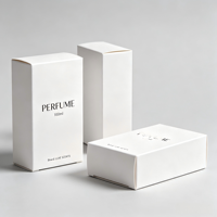 Boîte à parfum en papier pliable personnalisée, emballage cosmétique de luxe pour flacon de parfum de 30 ml et 50 ml