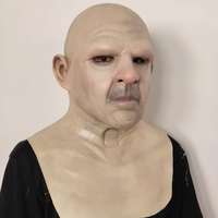 Vente en gros de masques en latex réalistes pour adultes, visage humain, mascarade pour fête d'Halloween