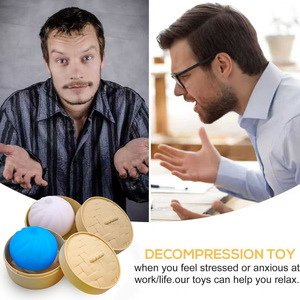 Balle anti-stress souple en forme de boulette, mini-boulette vapeur, jouet à presser pour soulager le stress, jouet sensoriel, jouets promotionnels - Product Image 4