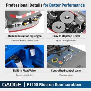 เครื่องขัดพื้นแบบนั่งขับ GAOGE F1100 รุ่นขายดี กำลังสูง ประสิทธิภาพสูง พร้อมระบบชาร์จอัจฉริยะสำหรับงานอุตสาหกรรม - Product Image 4