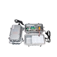 Outdoor 2 Way Rf Output Optische Ontvanger Met Agc Ultra-Low Kabel Tv Glasvezel Knooppunt